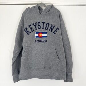 Crazy Apparel Keystone Colorado Hooded Sweatshirt Youth‎ Size Medium